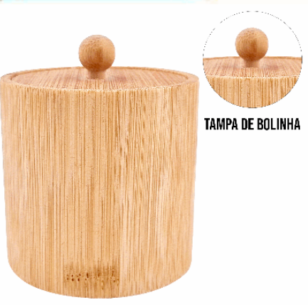 POTE DE BAMBU 9X9CM, REF 6526