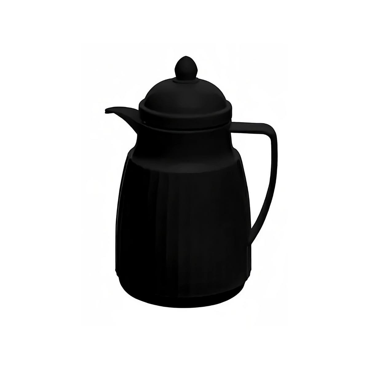 GARRAFA TÉRMICA DE PLÁSTICO ESSÊNCIA PRETA 300ML
