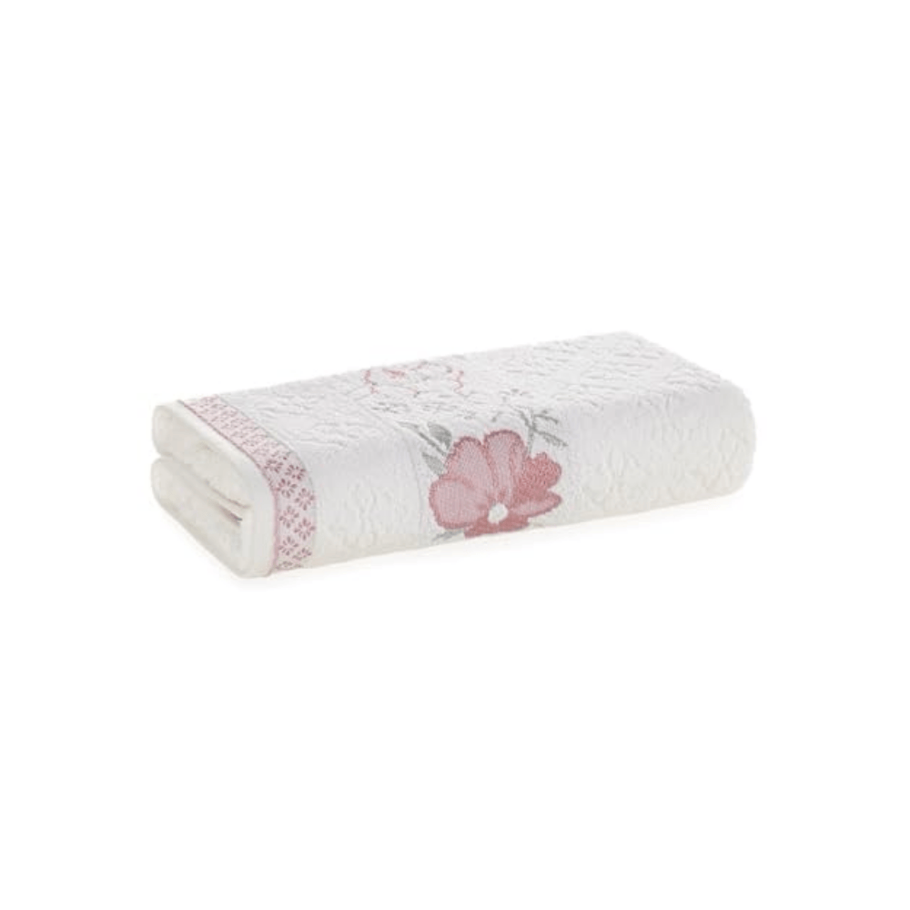 TOALHA DE ROSTO FELPUDO YUNA BRANCA – 48CM X 80CM
