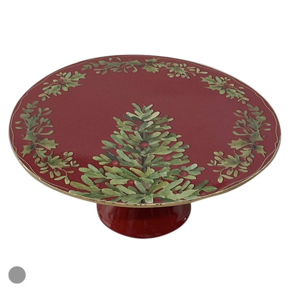 SUPORTE PARA BOLO PINHEIRINHO VERMELHO