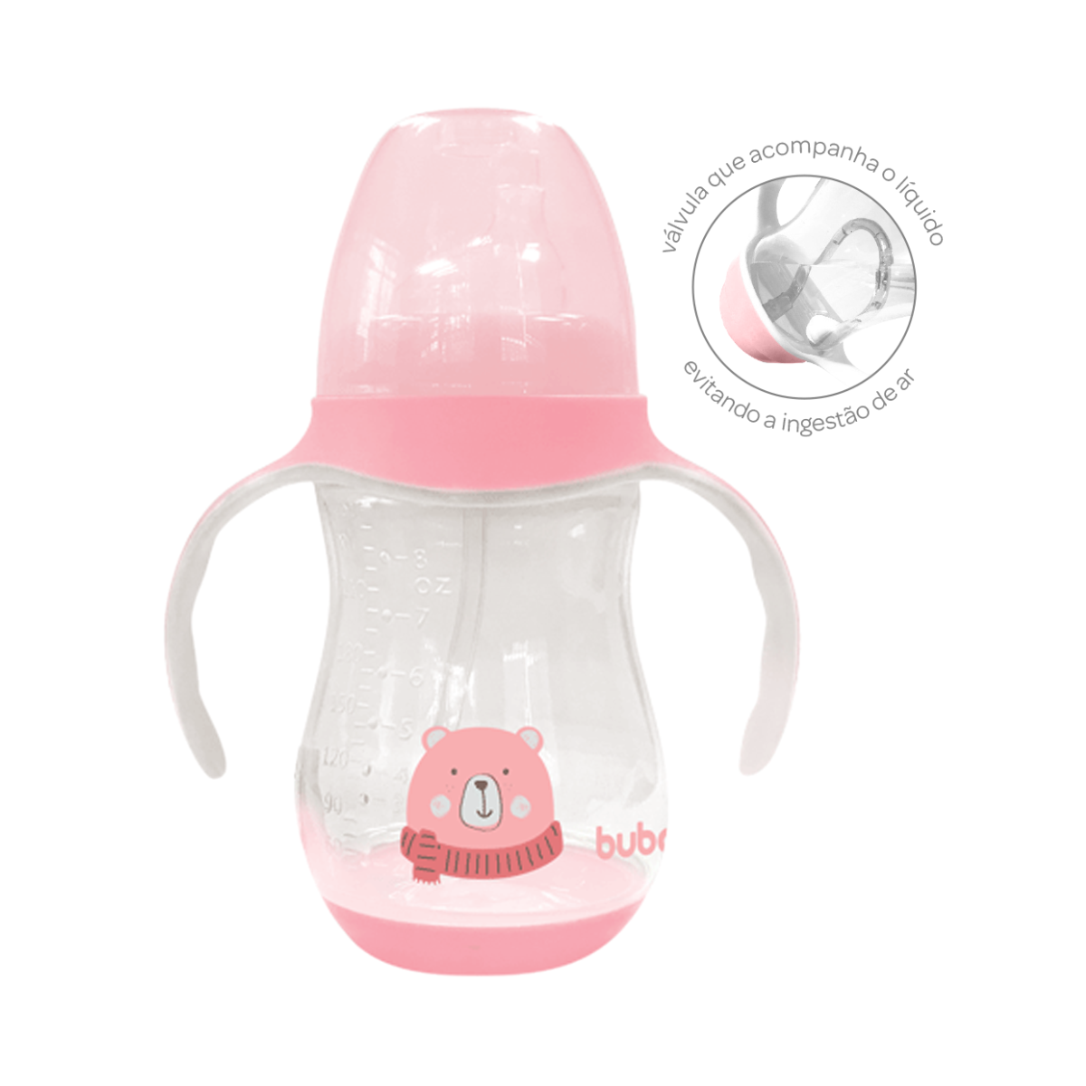 COPO COM DISPOSITIVO BICO URSINHO ROSA