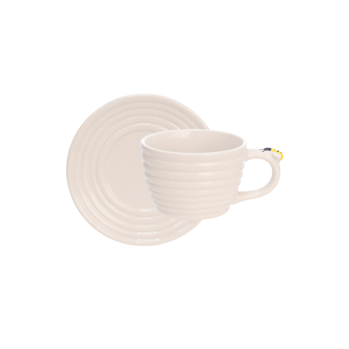 XÍCARA CHÁ PORCELANA BEE 230ML 2 PEÇAS