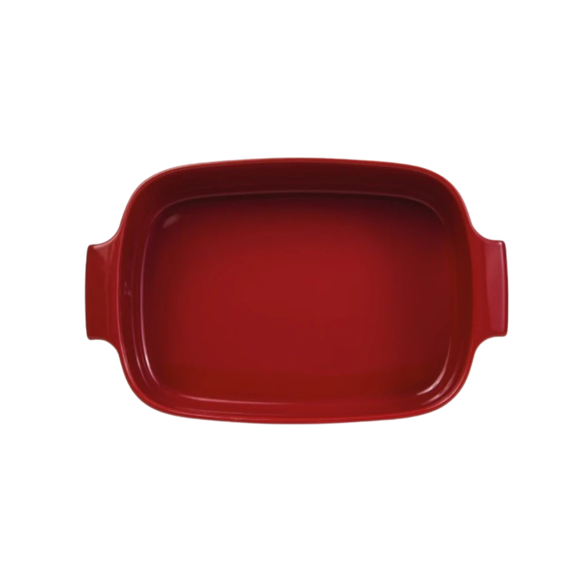 TRAVESSA RETANGULAR VERMELHO – 37X26CM