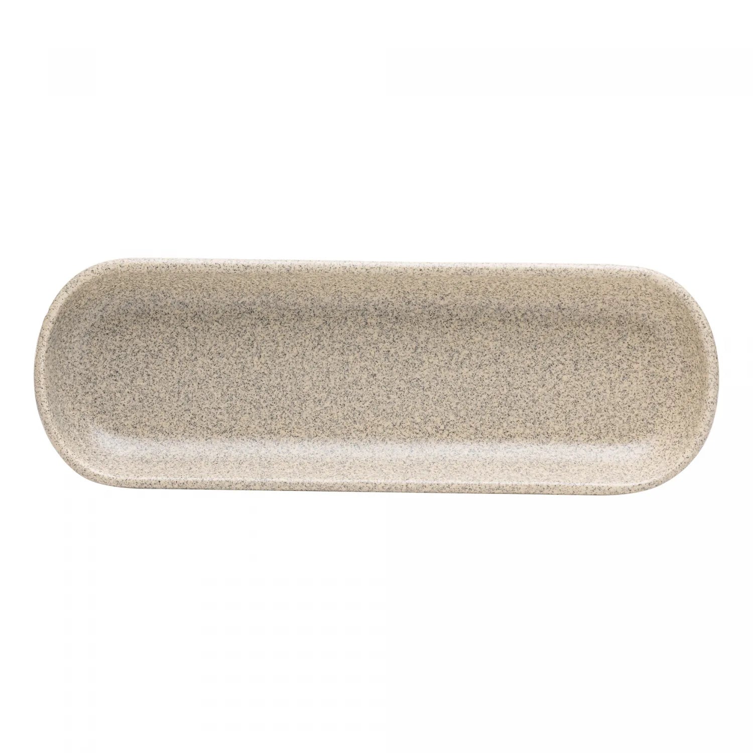 TRAVESSA OVAL DE CERAMICA KOBE CREME 27CM X 8CM X 2,5CM