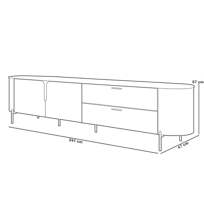 RACK BANCADA CELINE OFF WHITE/OFF WHITE 100%MDF