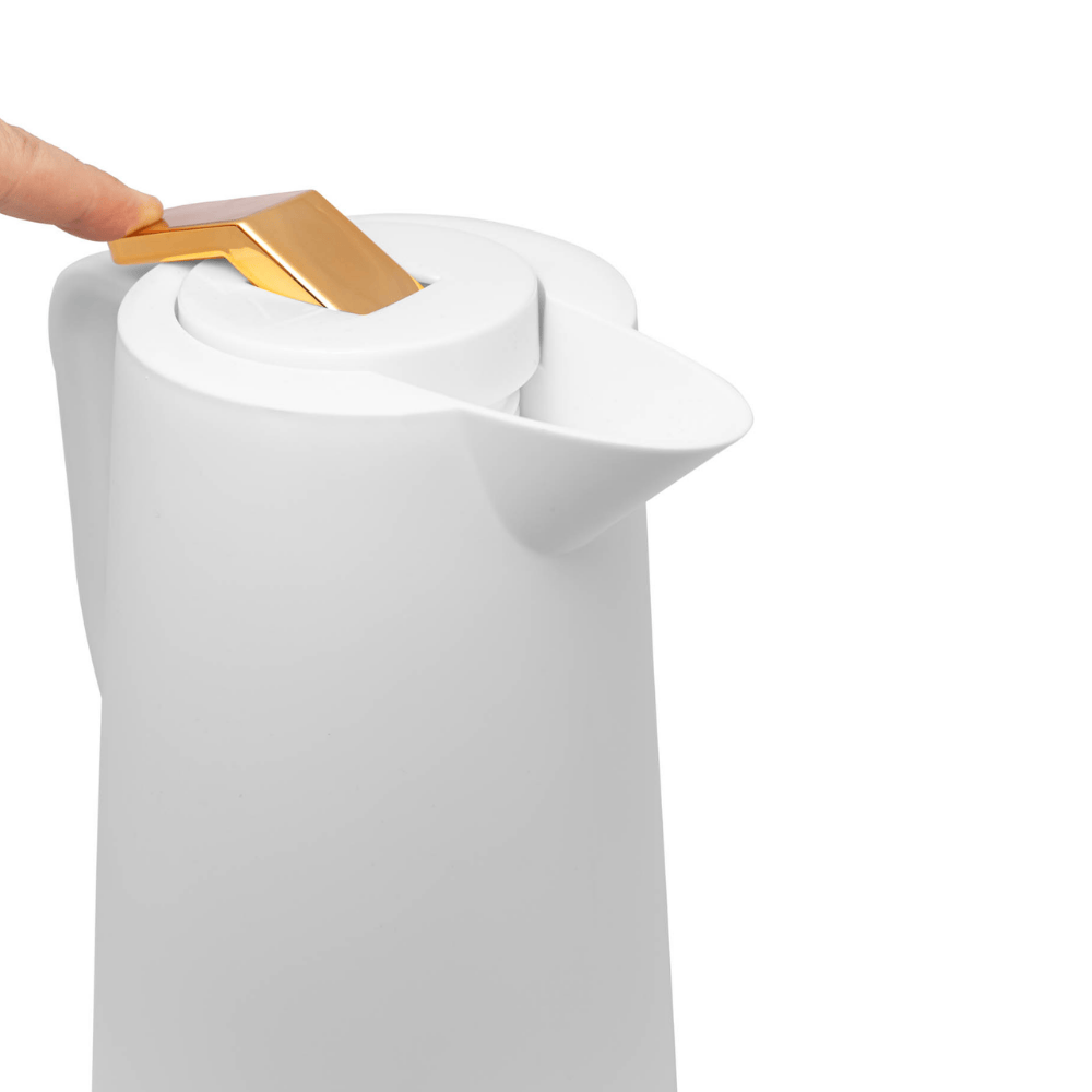 GARRAFA TERMICA DE PLASTICO ATENAS BRANCA – 1L