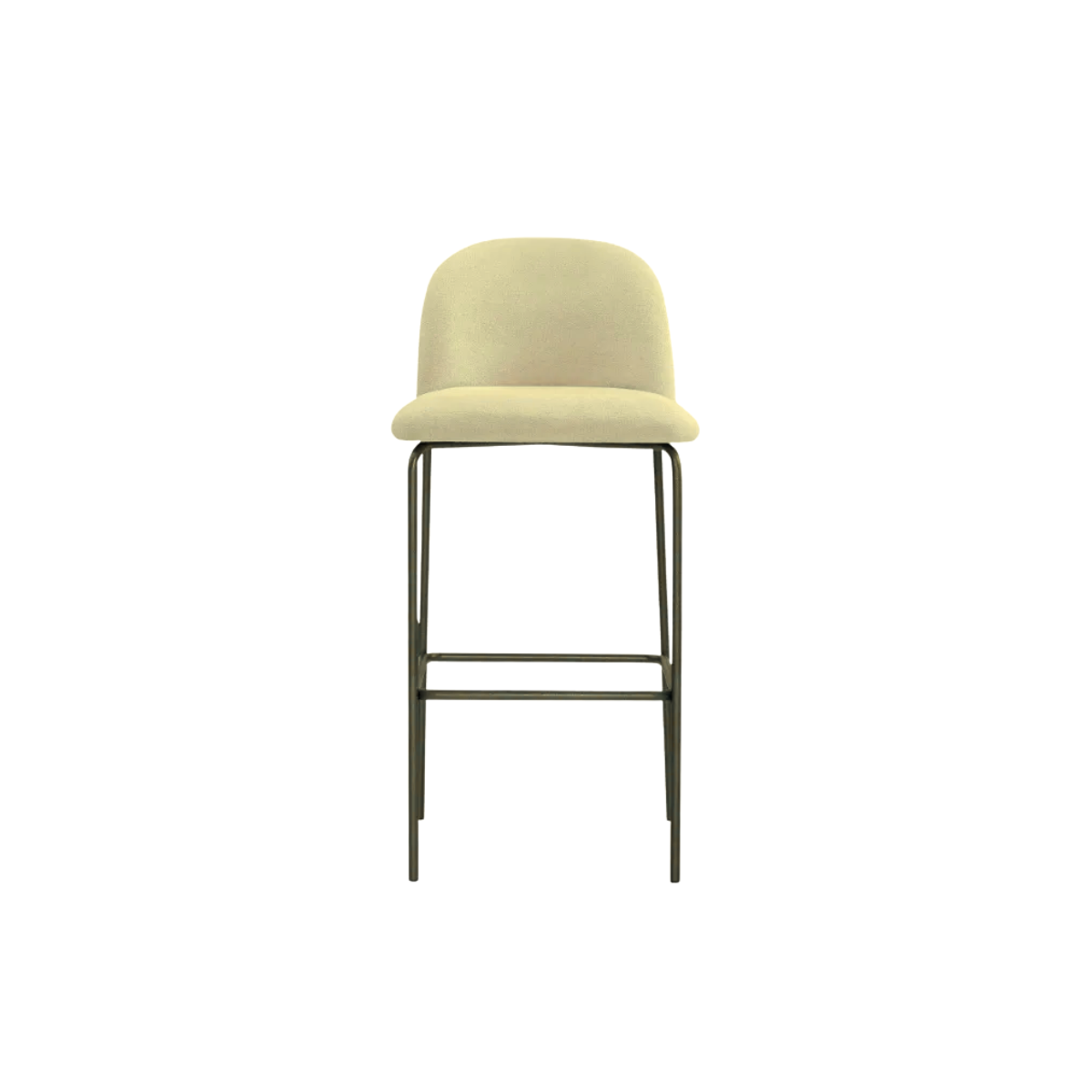 BANQUETA EM METAL COM ASSENTO ESTOFADO – 3293 – 93X45CM