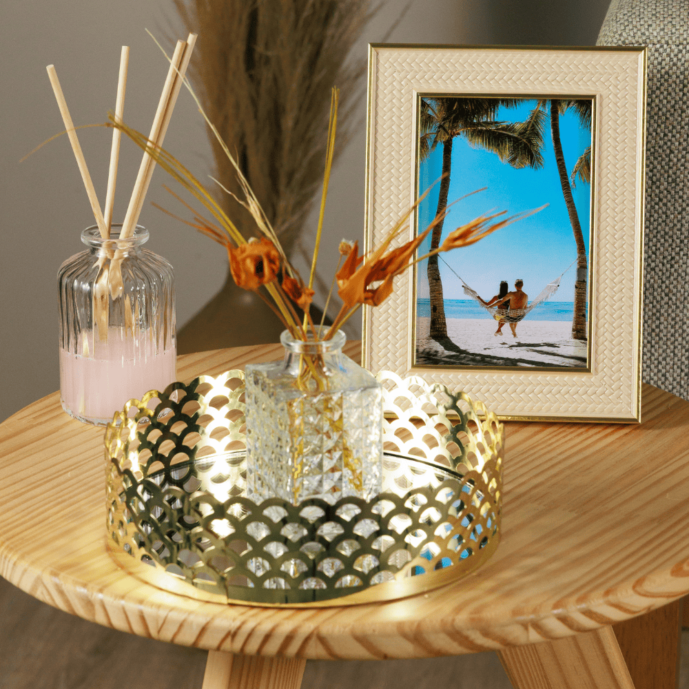 PORTA RETRATO DE MDF TEXTURIZADO – 10CM X 15CM