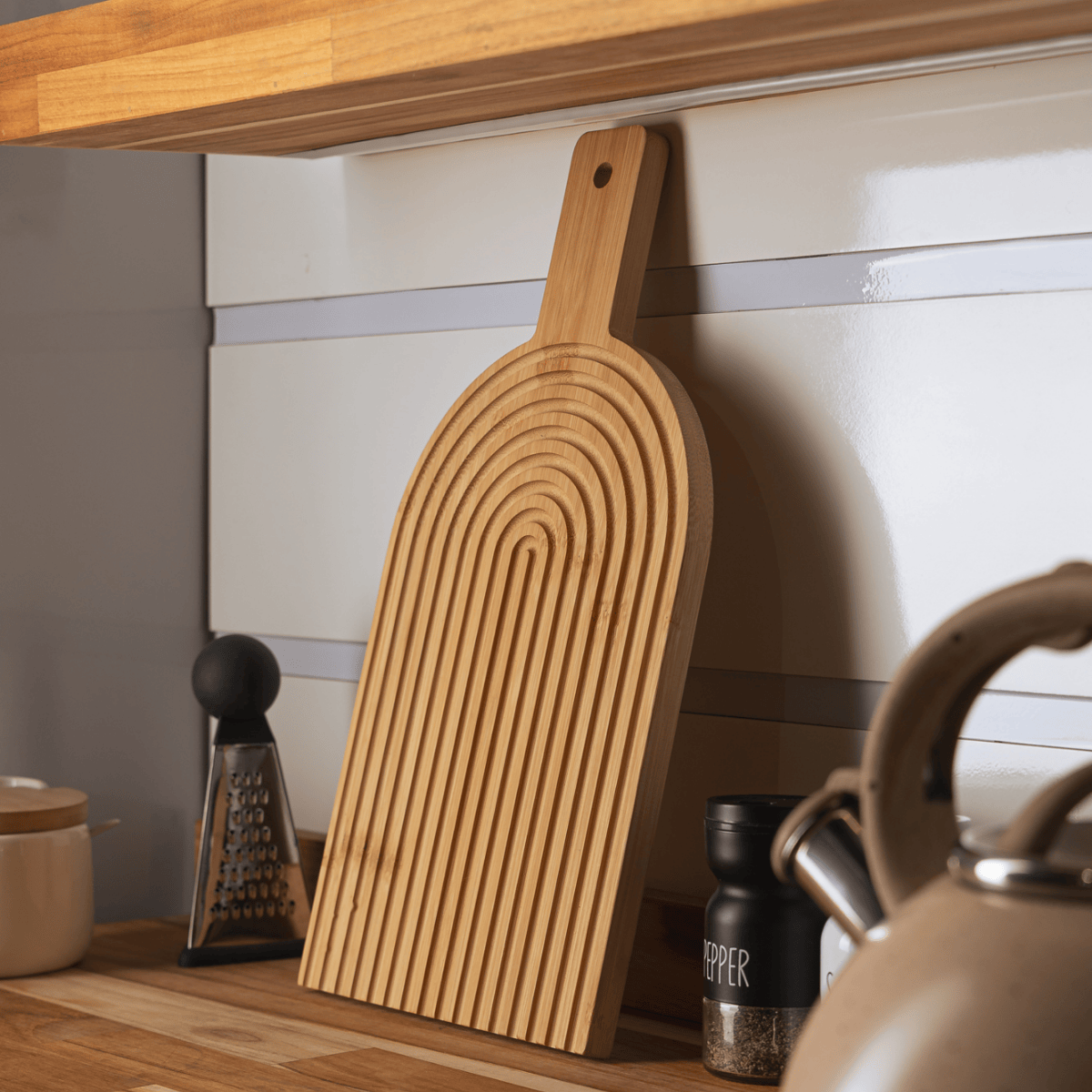 TABUA DECORATIVA AURA 39CM X 20CM X 1,5CM BAMBU - LYOR