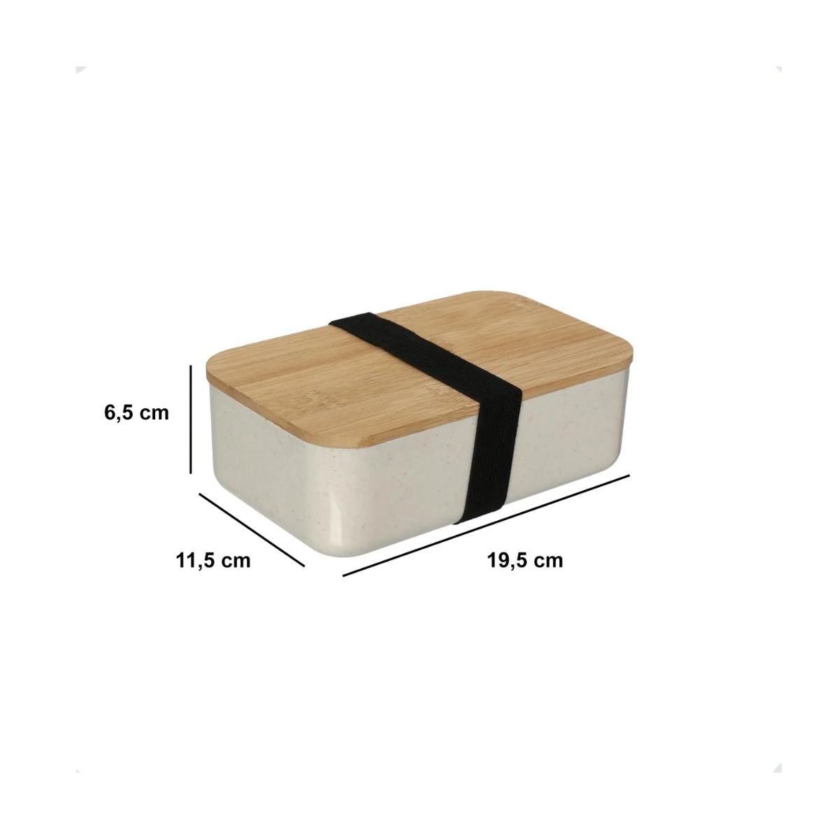 MARMITEIRA COM TALHERES FIBRA DE BAMBU