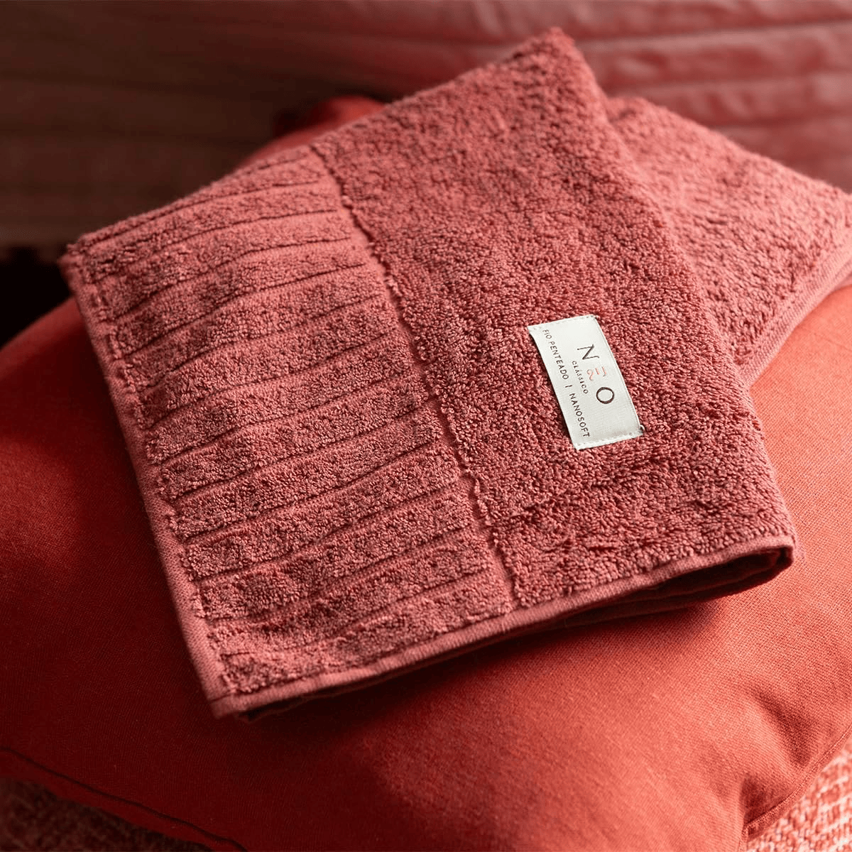 TOALHA VELOUR - BANHAO 85X150 - VINHO