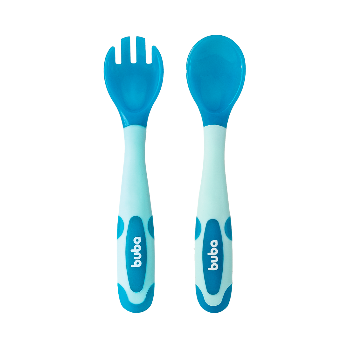 KIT TALHERES PARA BEBE TERMOSSENSIVEIS AZUL