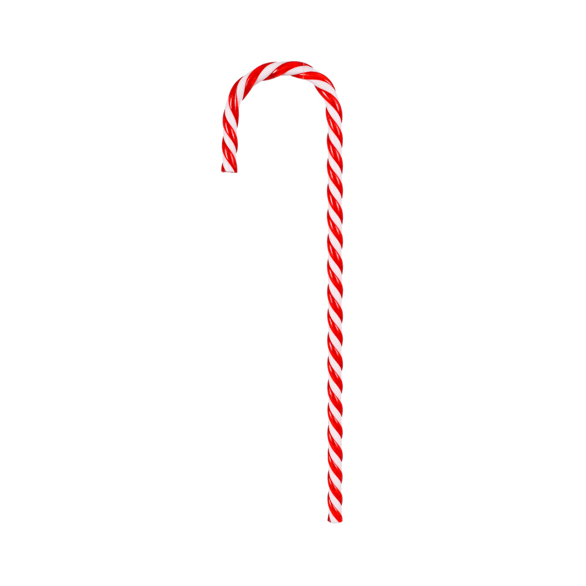 ENFEITE NATALINO CANDY CANE VERMELHO/BRANCO