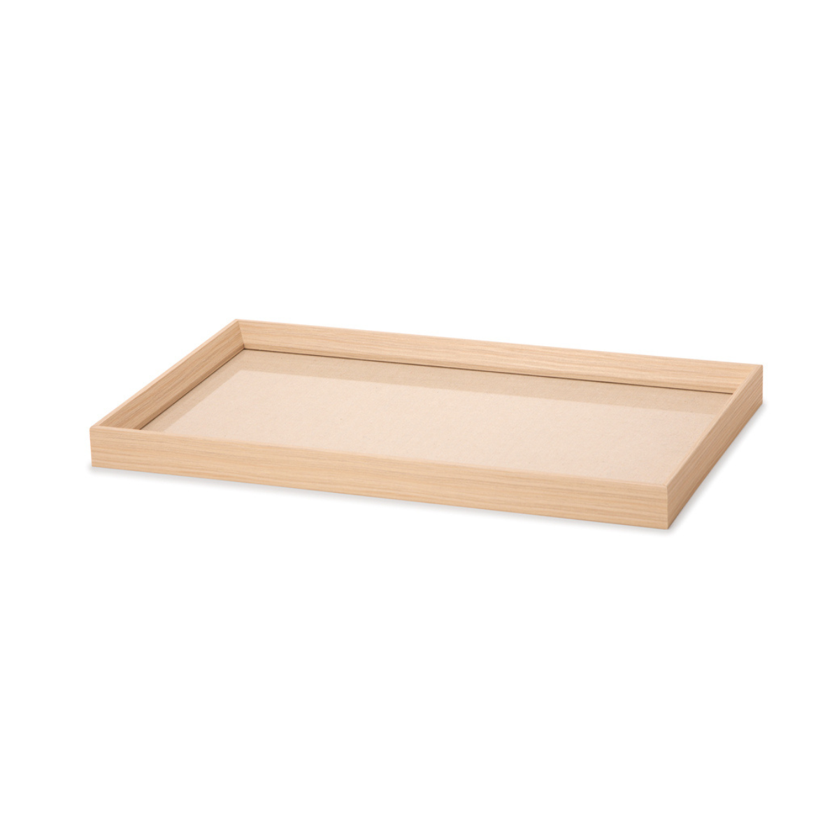 BANDEJA RETANGULAR EM MDF COM LINHO – 38CM