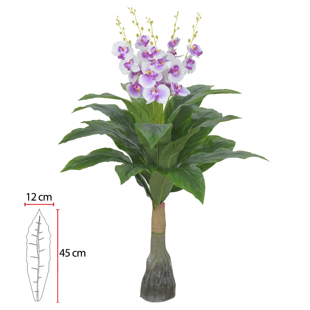 ORQUIDEA REAL TOQUE (BRANCO BEAUTY) 98CM