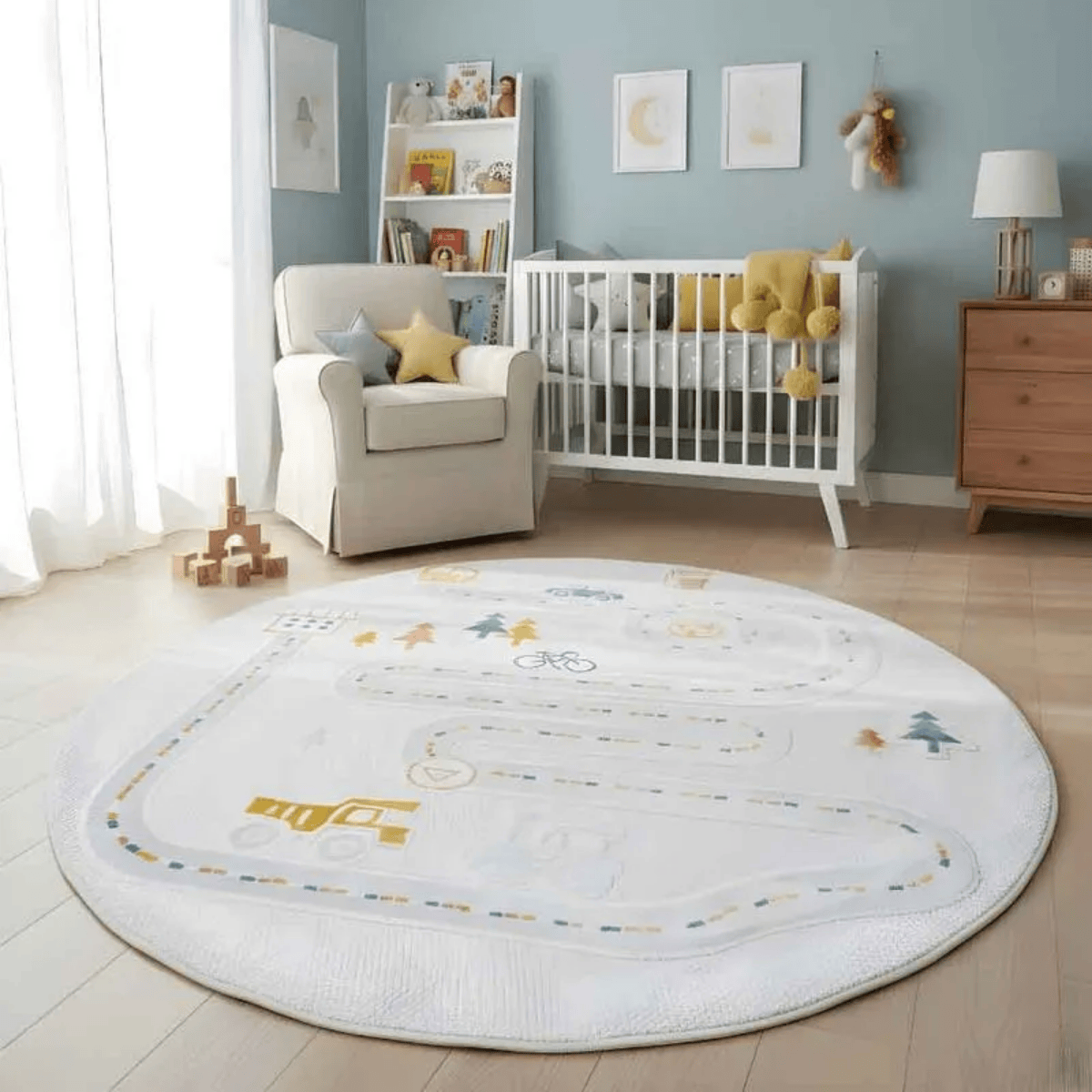 TAPETE MOON 02 REDONDO - 2,00M