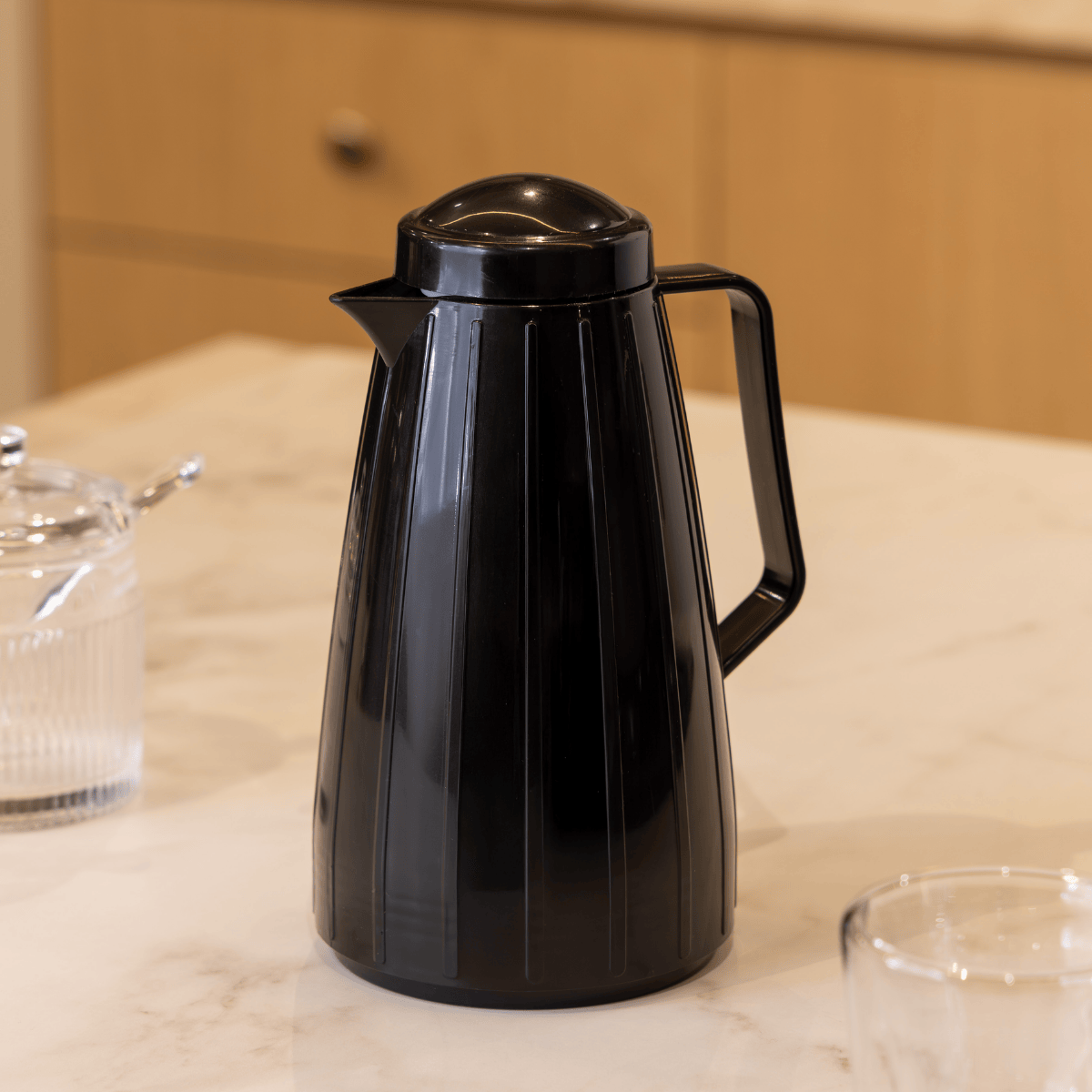 GARRAFA TERMICA CARROSSEL PRETA - 400ML