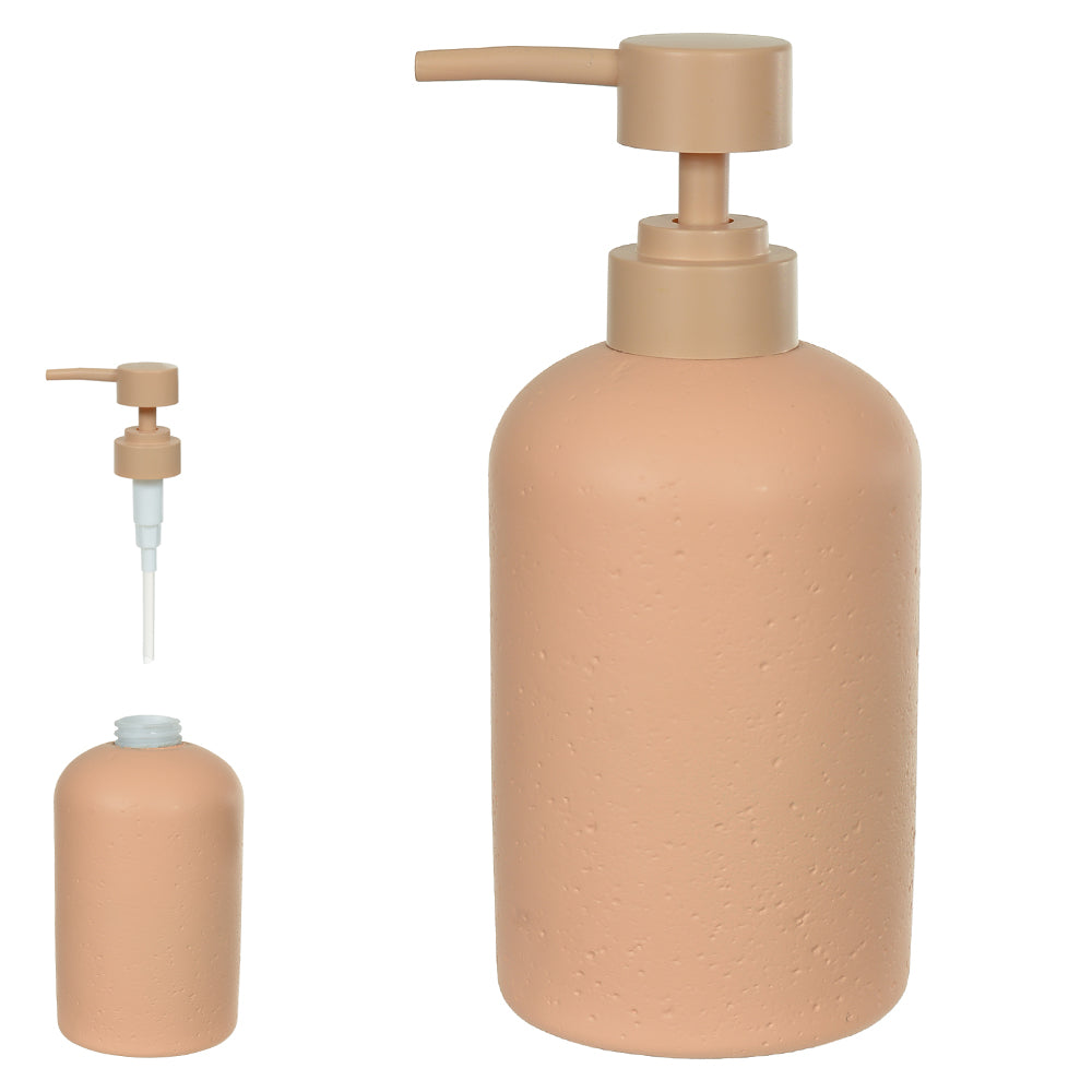 PORTA SABONETE CIMENTO 210ml 17X7,4X7,4cm STONE (BEGE)