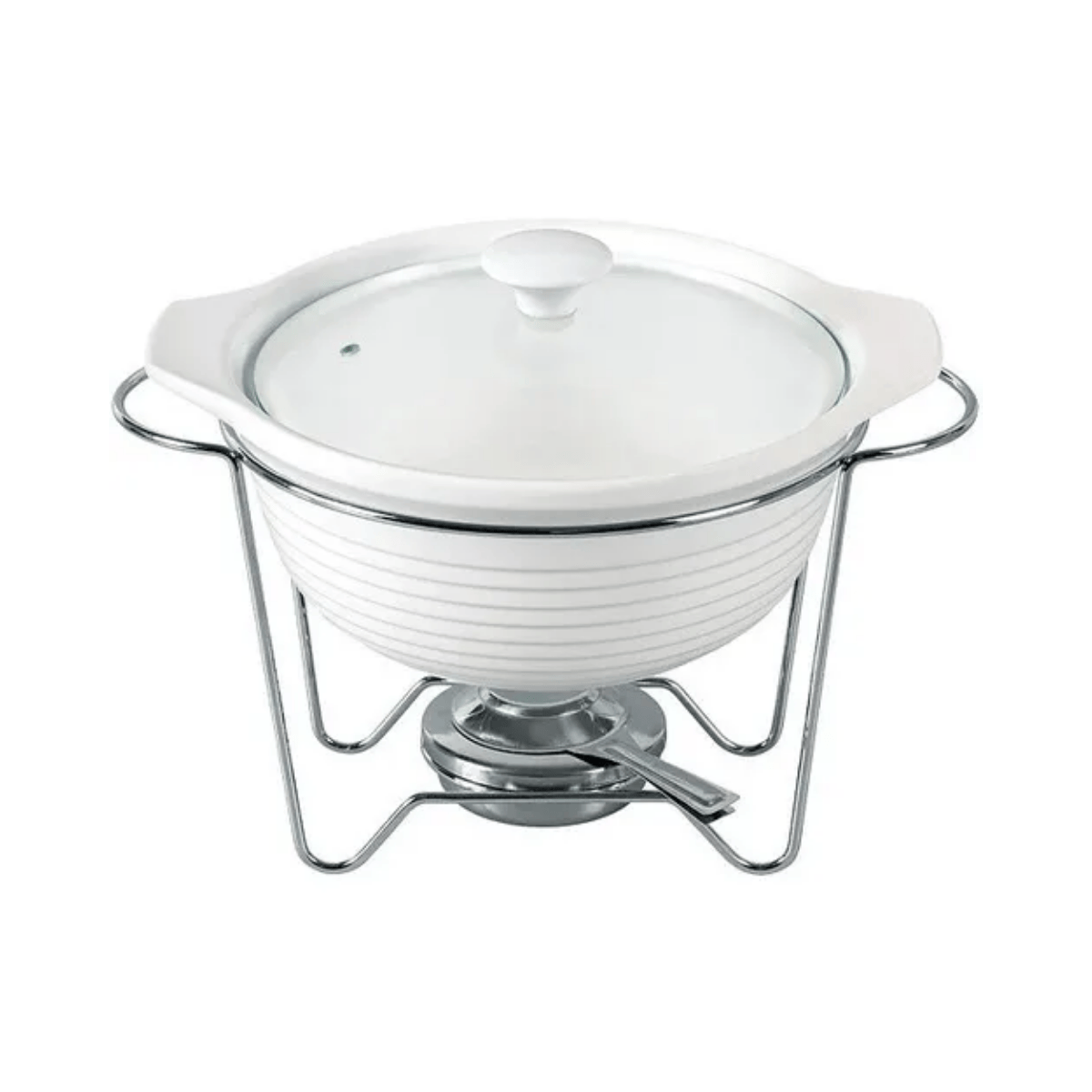 RECHAUD REDONDO ELEONORA PORCELANA  - 2,3L