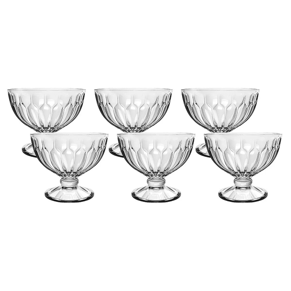 JOGO 6 TAÇAS DE SOBREMESA MAJESTIC - 260ML