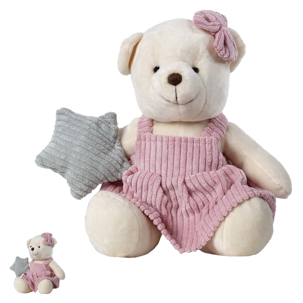 URSO MENINA ROSA 20CM