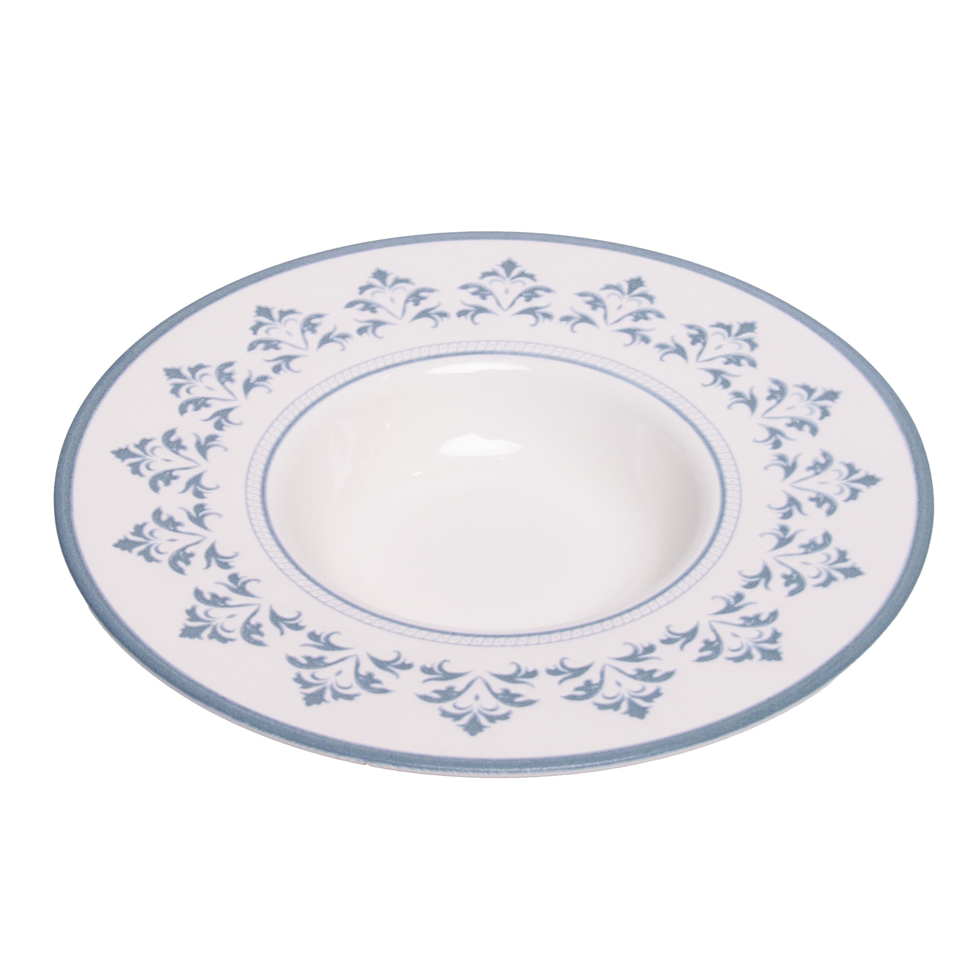 PRATO PARA RISOTO PORTO 28CM AZUL CERAMICA