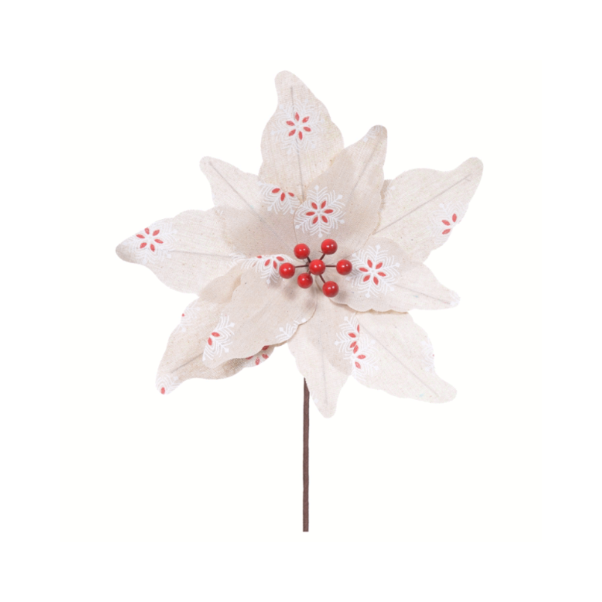HASTE BICO DE PAPAGAIO CHAMPANHE VERMELHO 24CM
