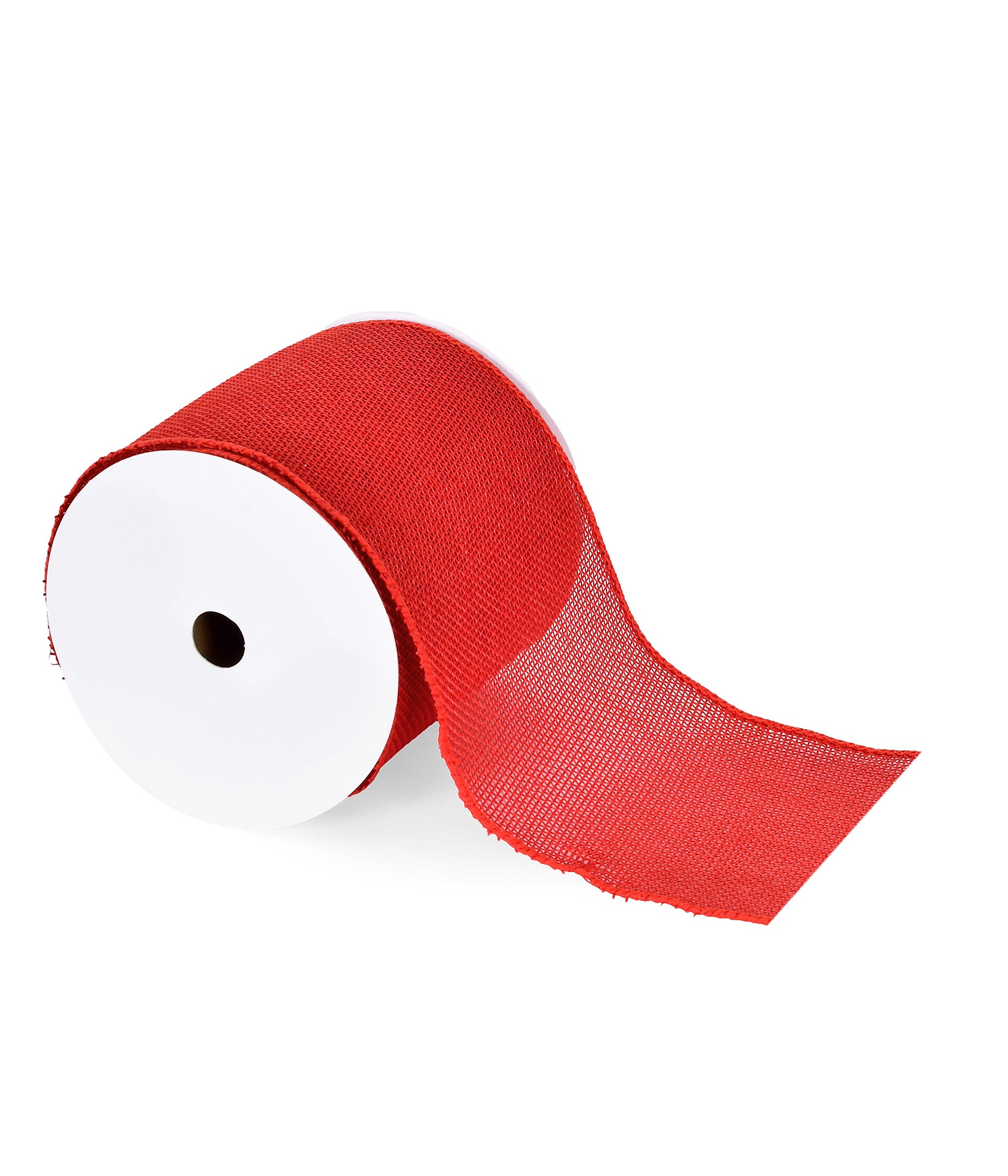 FITA ARAMADA DECORADA 10CM X 9,14M VERMELHO