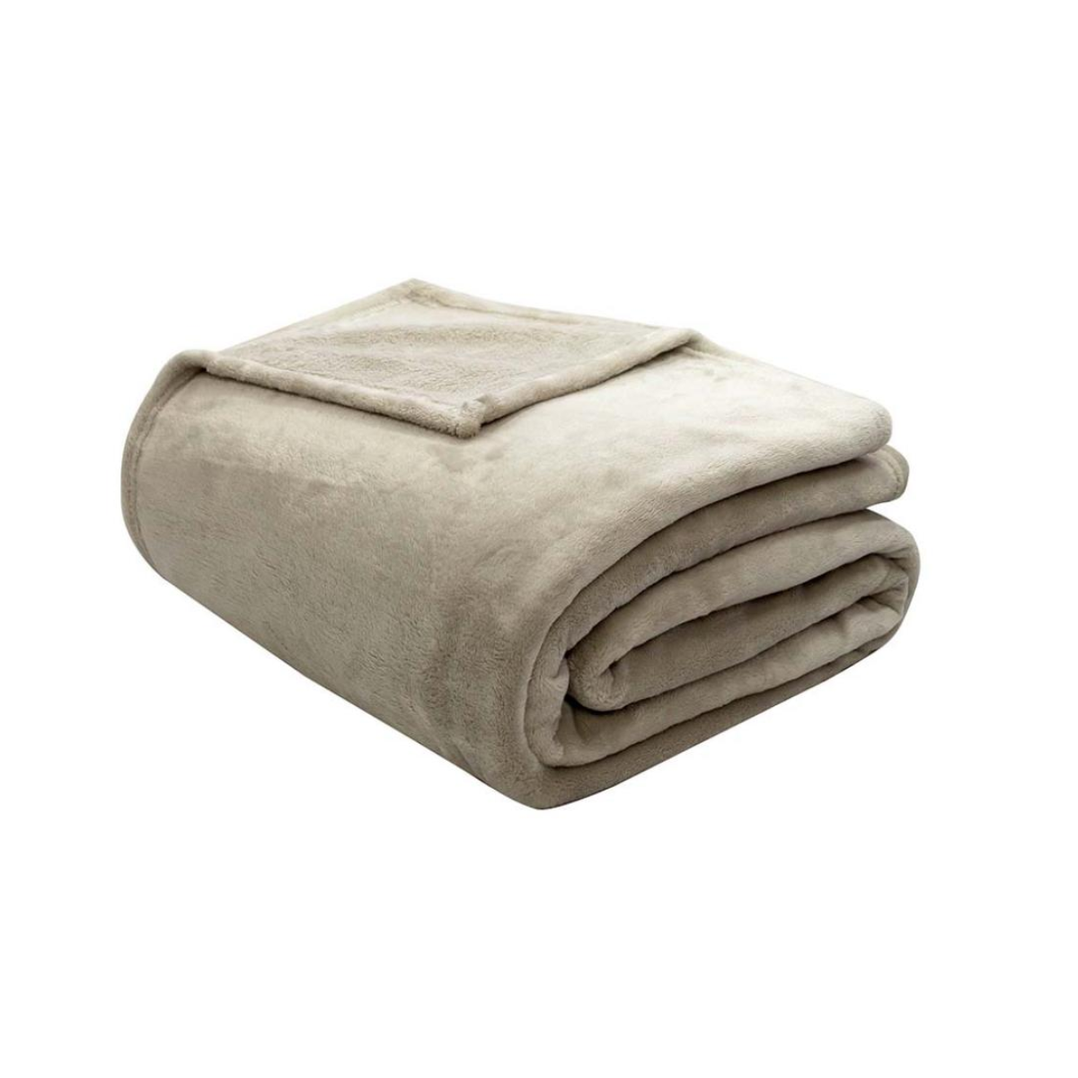 COBERTOR VELOUR 300G - M2 CASAL - 180X220 - BEGE