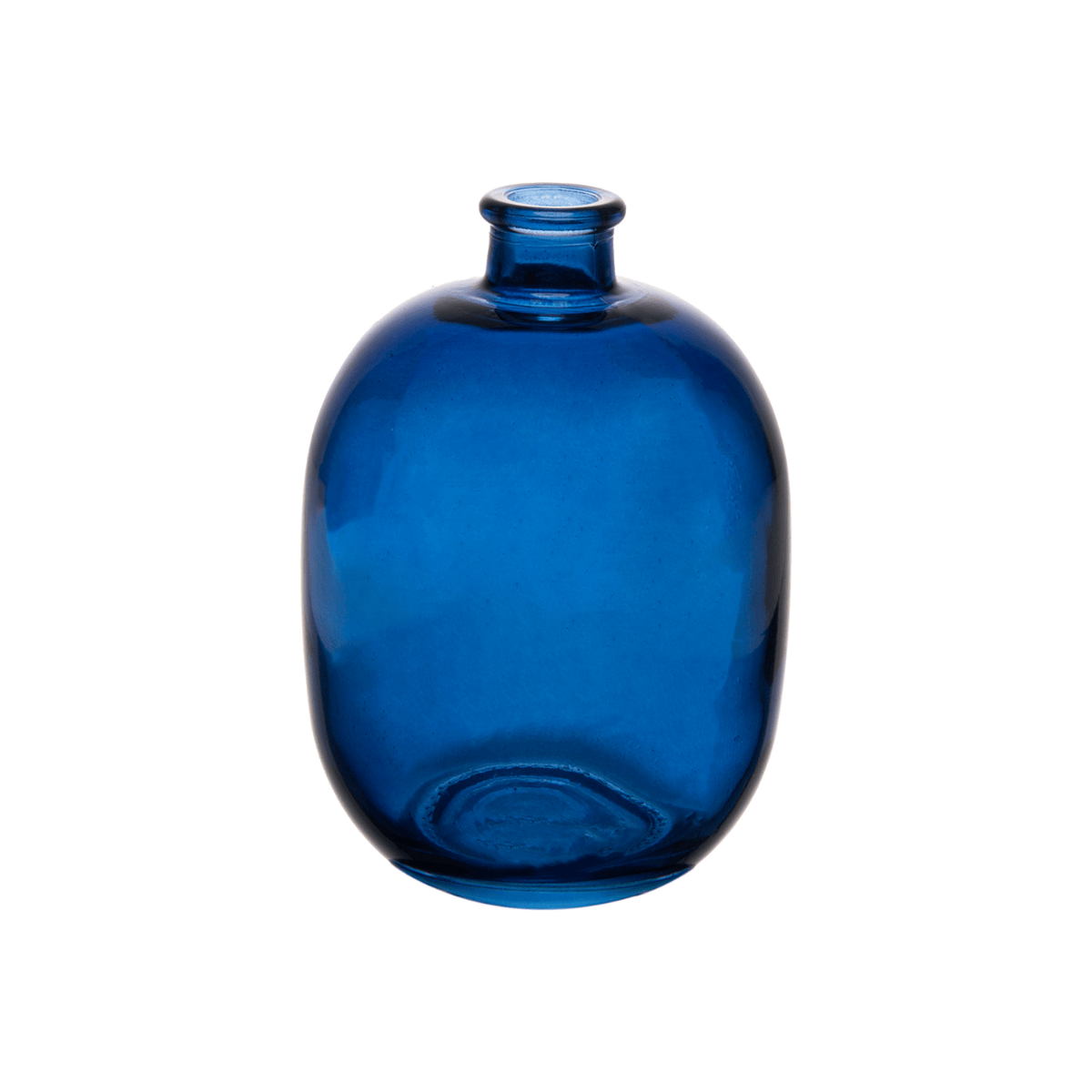VASO HORIZON VIDRO AZUL - 14CM