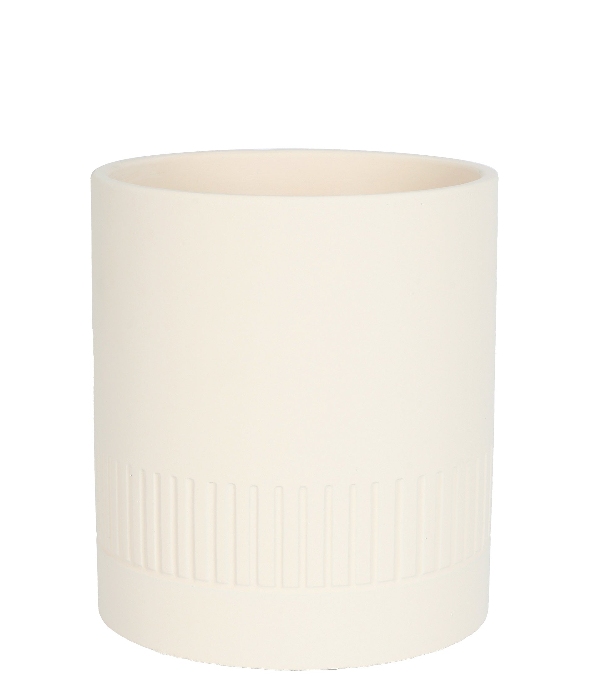 CACHEPOT EM CIMENTO OFF WHITE