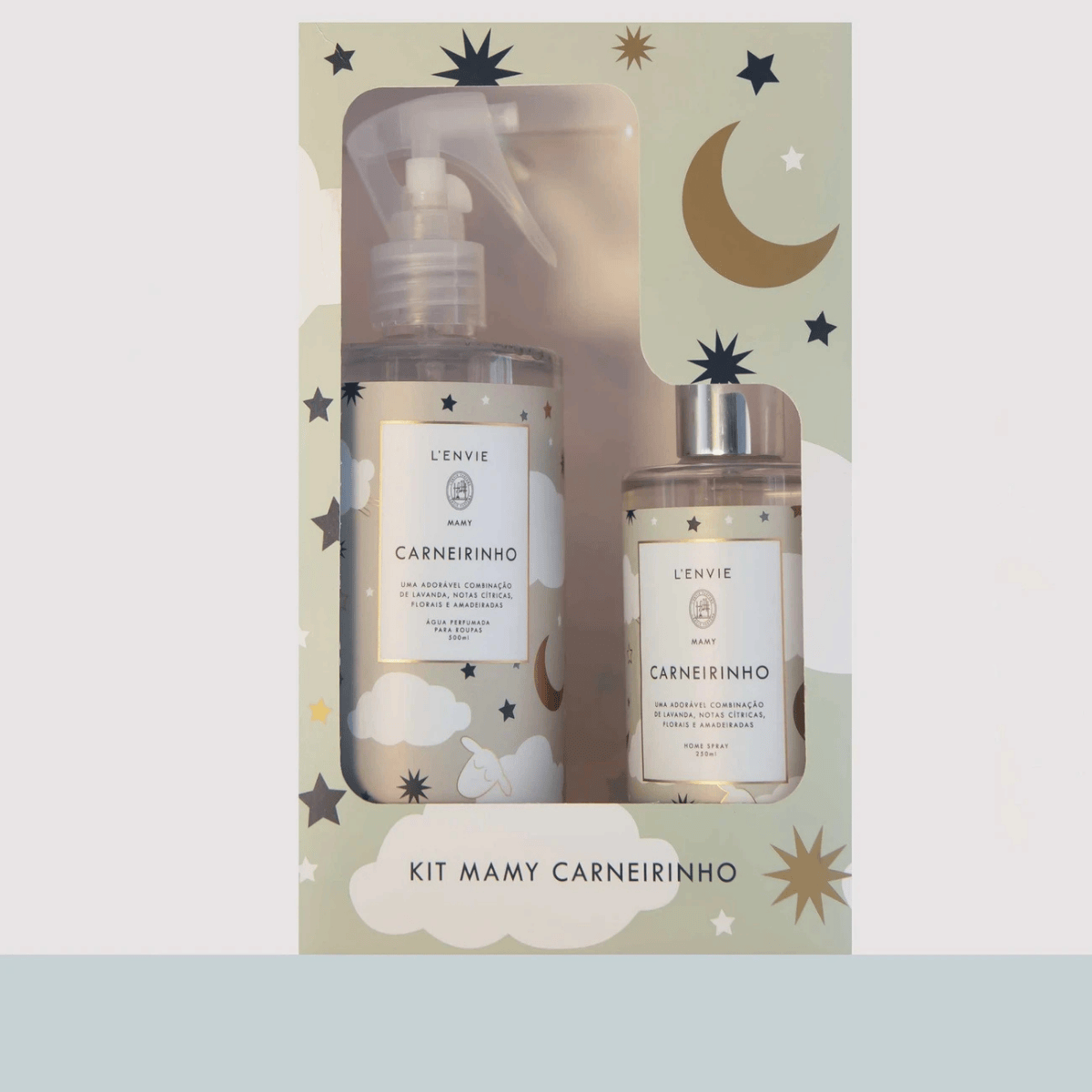 KIT MAMY CARNEIRINHO AGUA PERFUMADA 500ML + HOME SPRAY 250ML