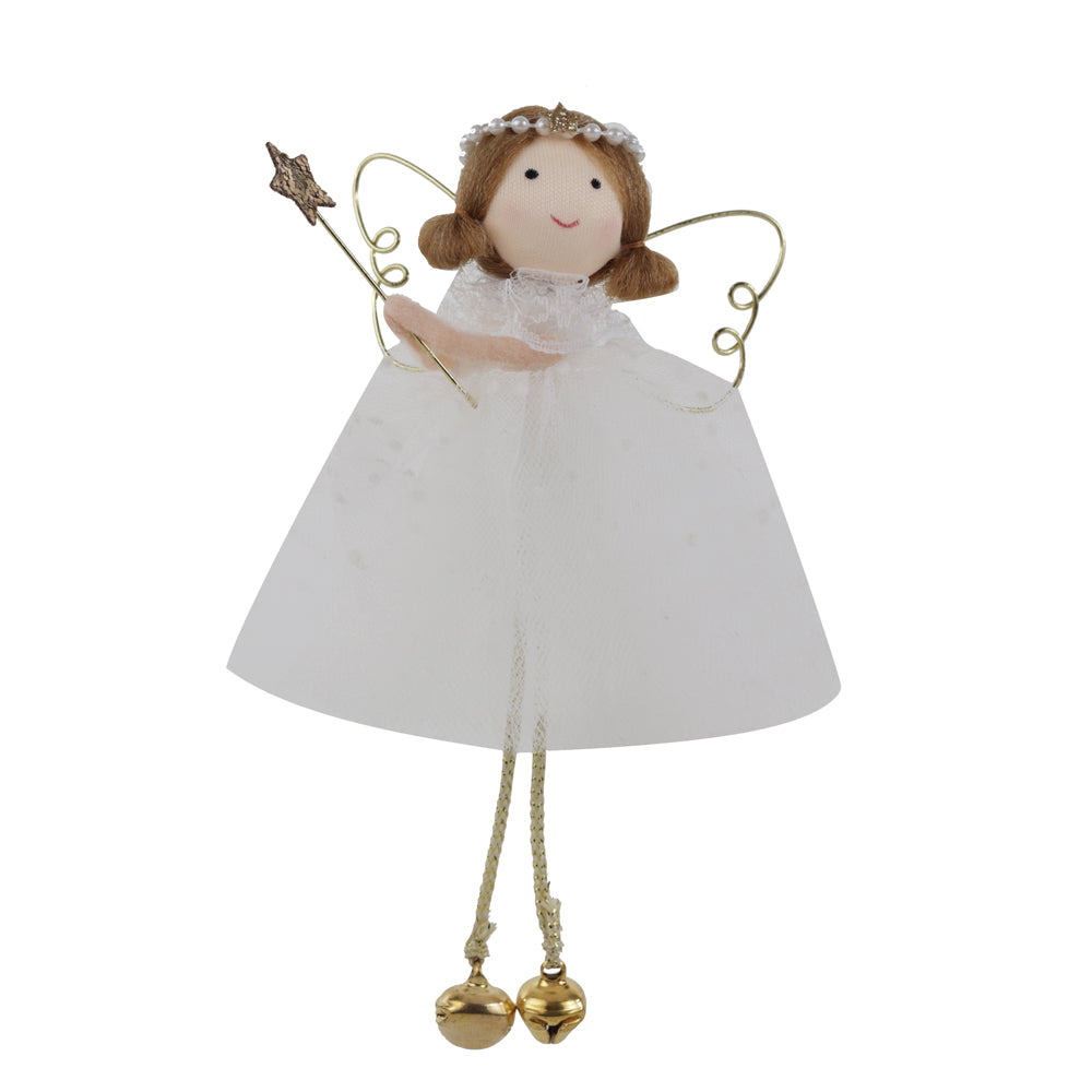 FADA COM VESTIDO DE ENFEITE 15CM