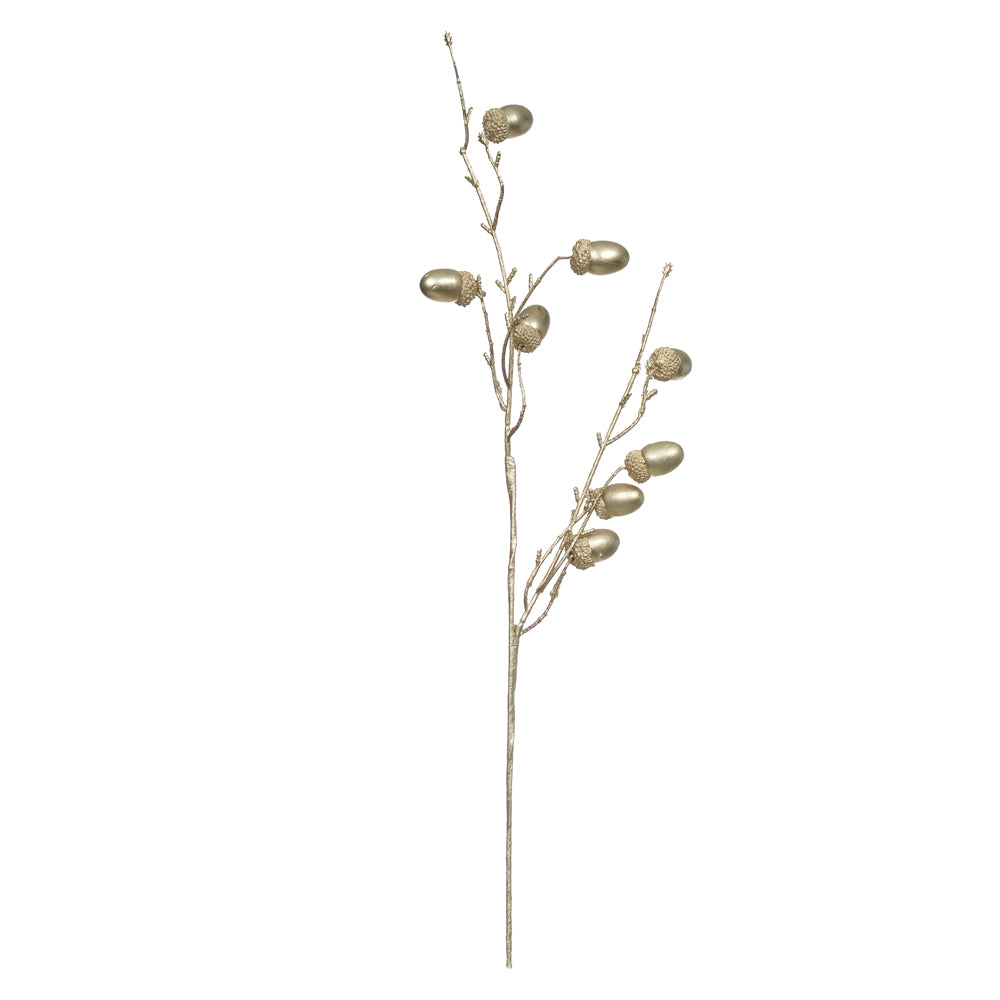 HASTE NOZES DOURADO 48CM