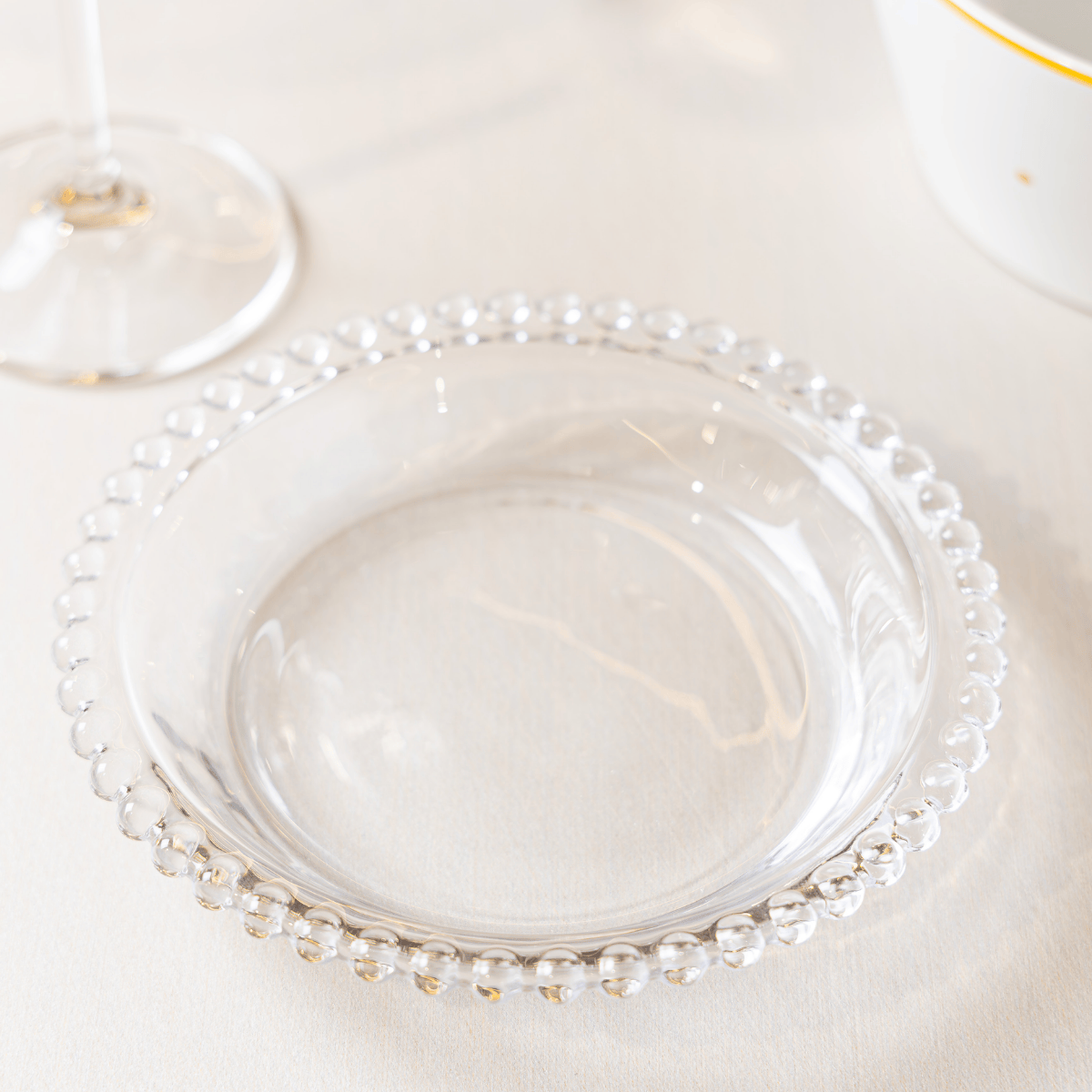 PRATO PEARL 14CM CRISTAL