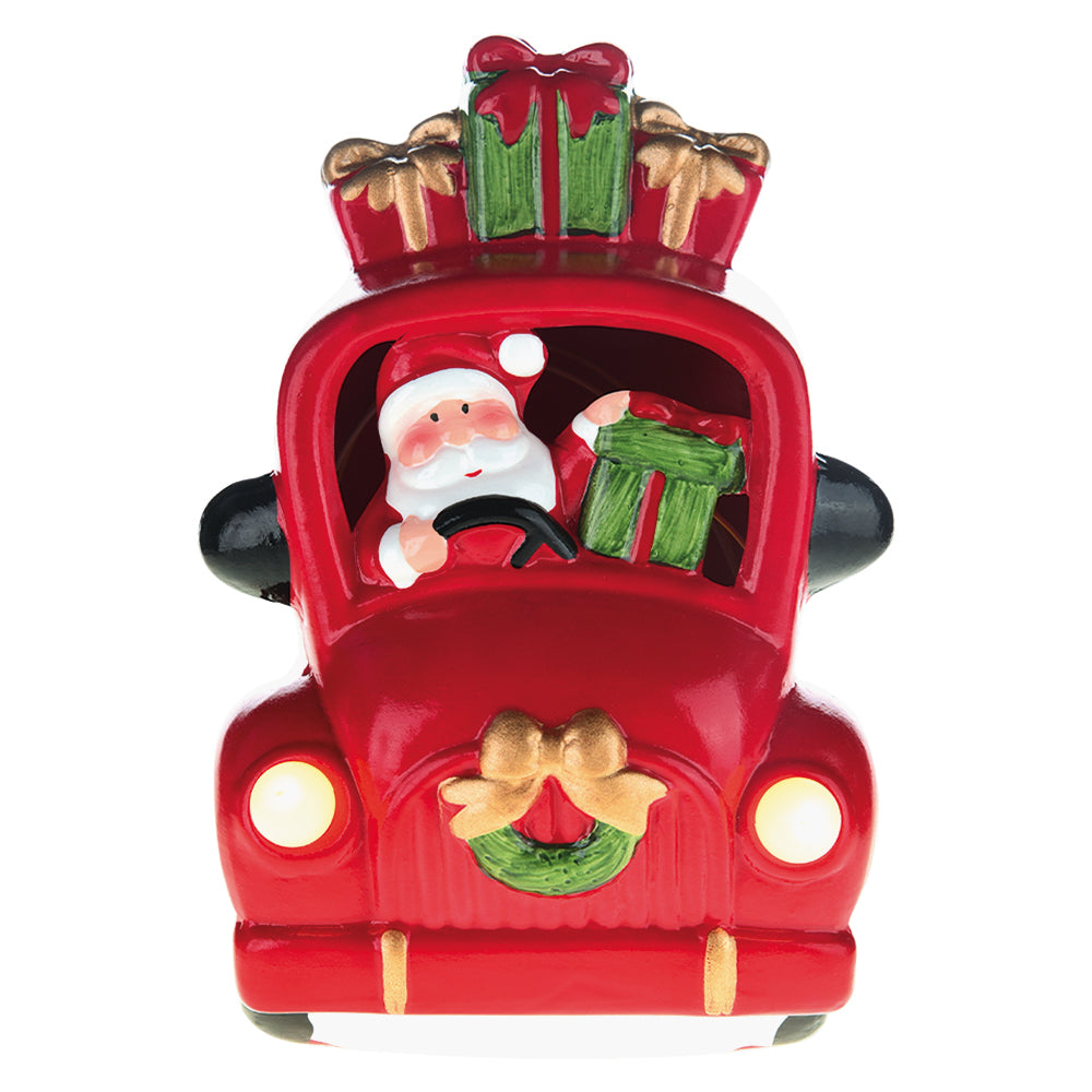 CARRO PAPAI NOEL DOCORAÇÃO COM LED