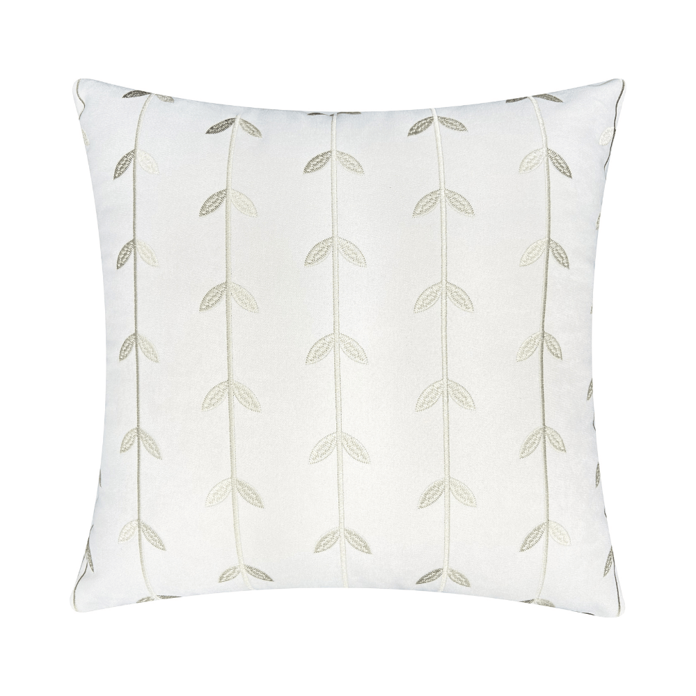 ALMOFADA EM TECIDO CANOVA OFF COM BORDADO – 50CM X 50CM