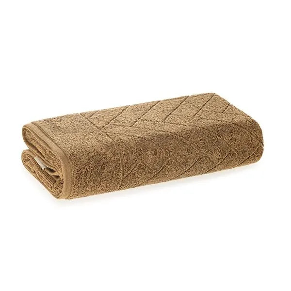 TOALHA BANHO FELPUDO ASPEN MARROM TAMANHO  70X140 CM RETANGULAR