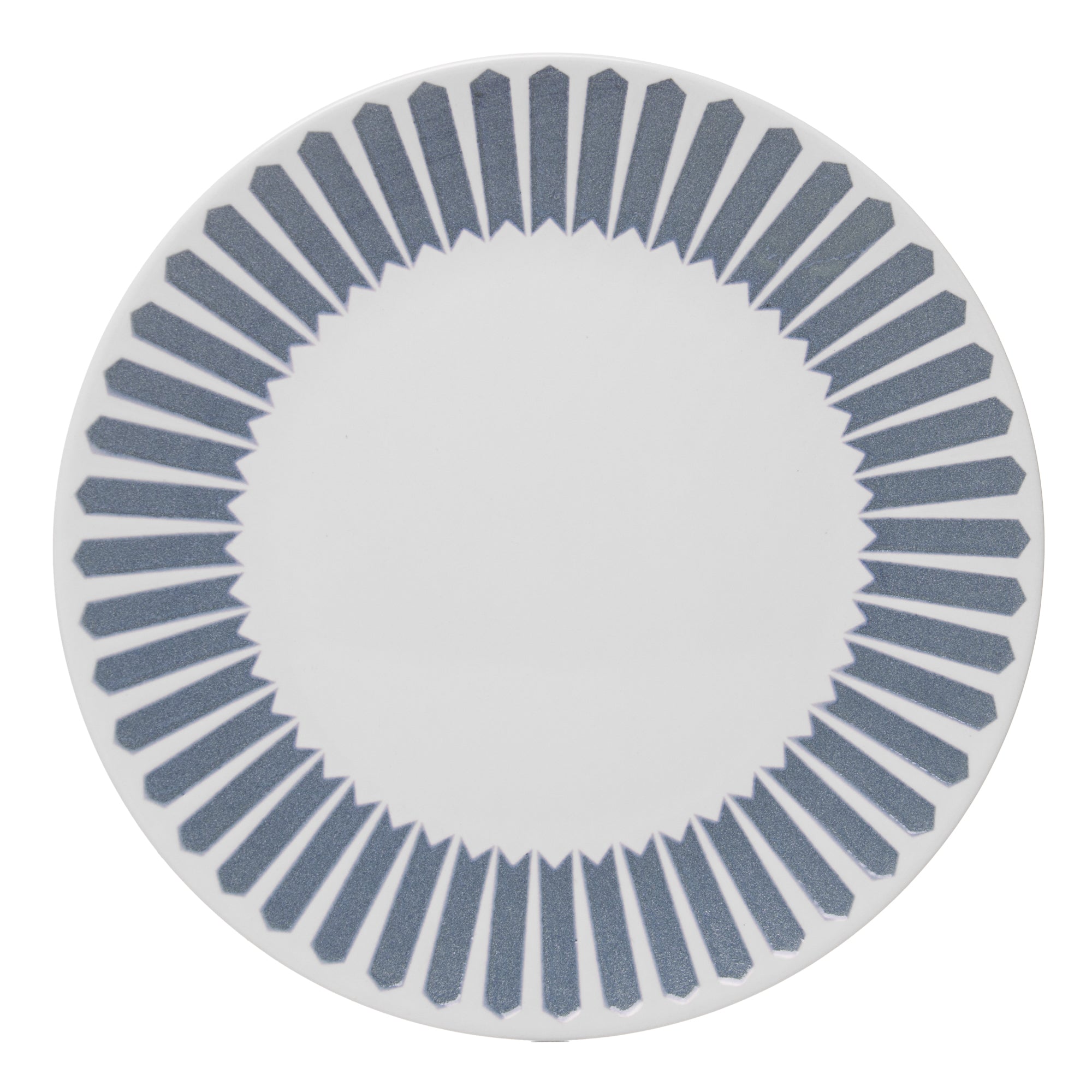 PRATO RASO MEDITERRANEO 25CM AZUL CERAMICA