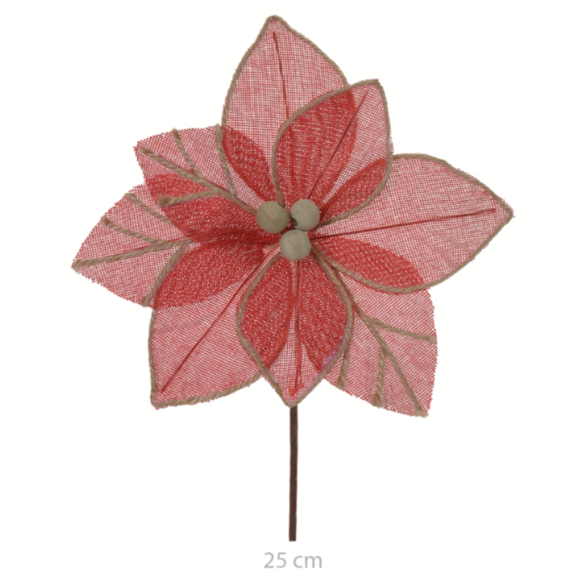 HASTE BICO DE PAPAGAIO VERMELHO 25CM
