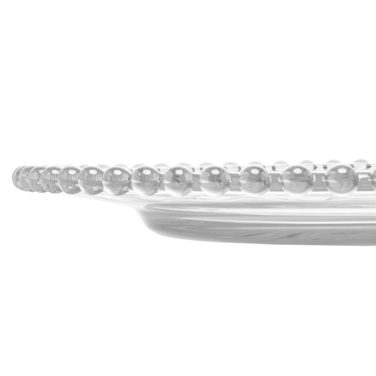 PRATO DE CHUMBO PEARL - CRISTAL - 28cm