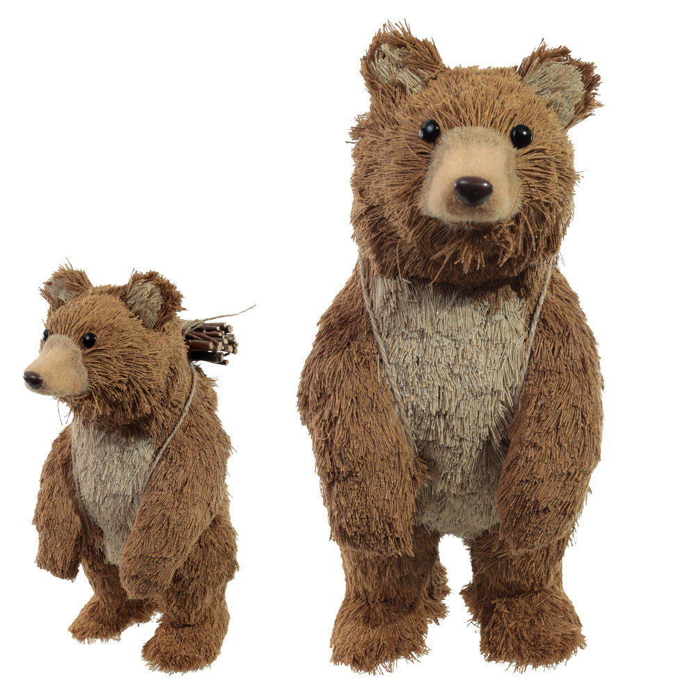 URSO DE PALHA EM PE 33CM