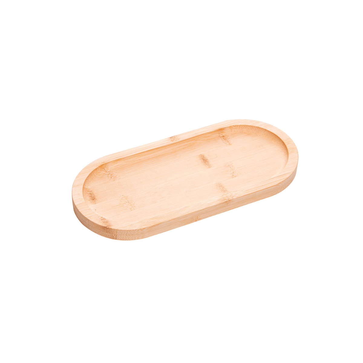 Bandeja Oval Nature 20cm x 10cm x 1,5cm Bambu