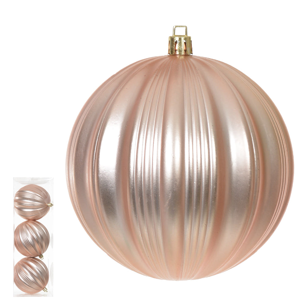 TUBO BOLAS ROSE 10CM COM 3UND