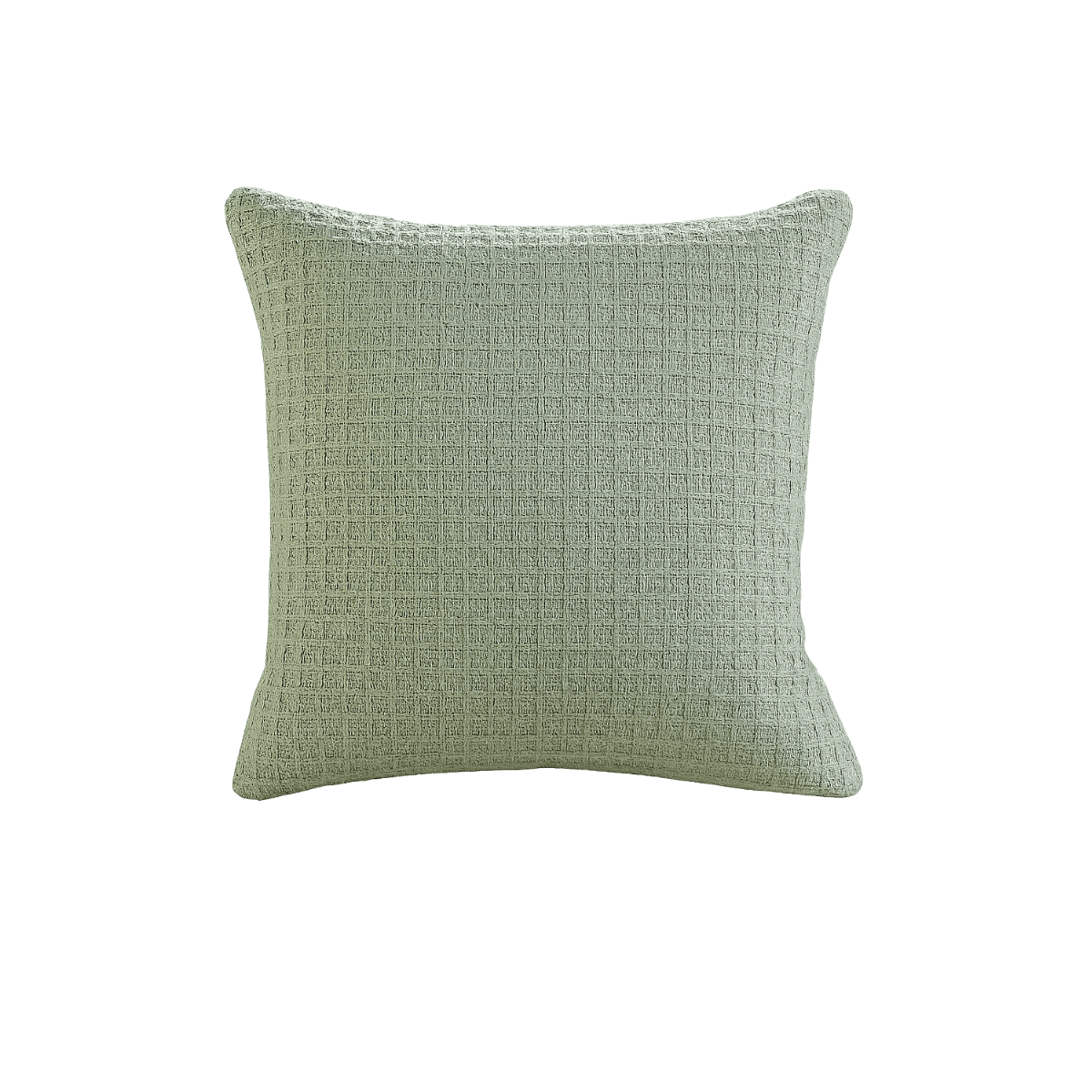CAPA DE ALMOFADA WAFFLE 45CM X 45CM VERDE ALFAFA