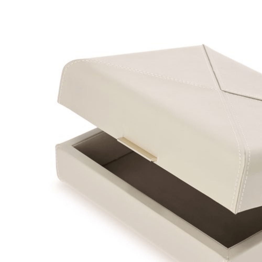 CAIXA EM MDF COM REVESTIMENTO EM PU