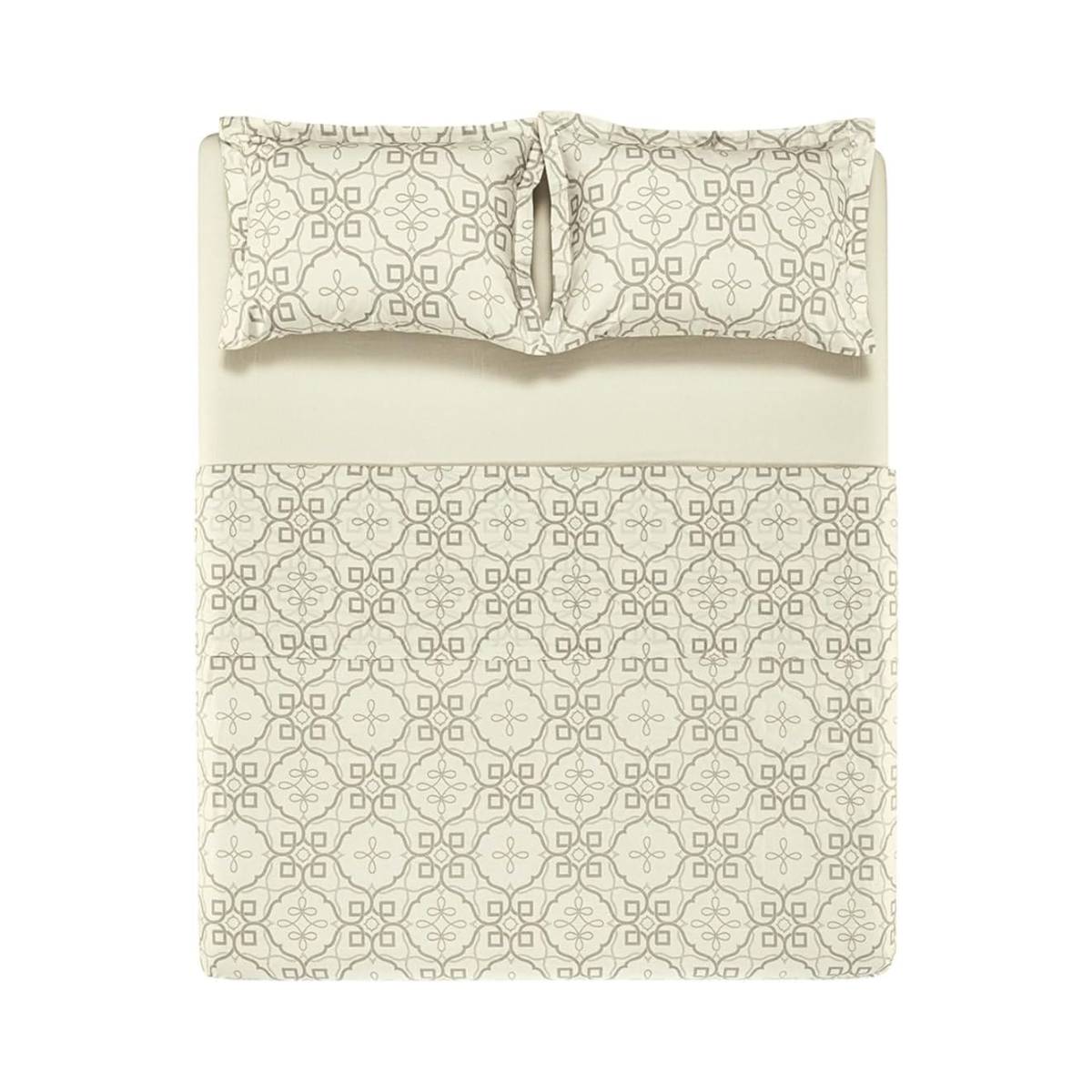 JOGO DE CAMA QUEEN RAVENA ESTAMPADO 4 PEÇAS - 2,40M X 2,50M