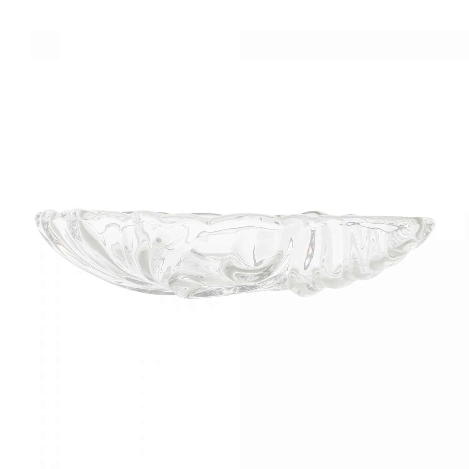 CONCHA DECORATIVA DE CRISTAL DE CHUMBO SHELL 16,5x12x3cm