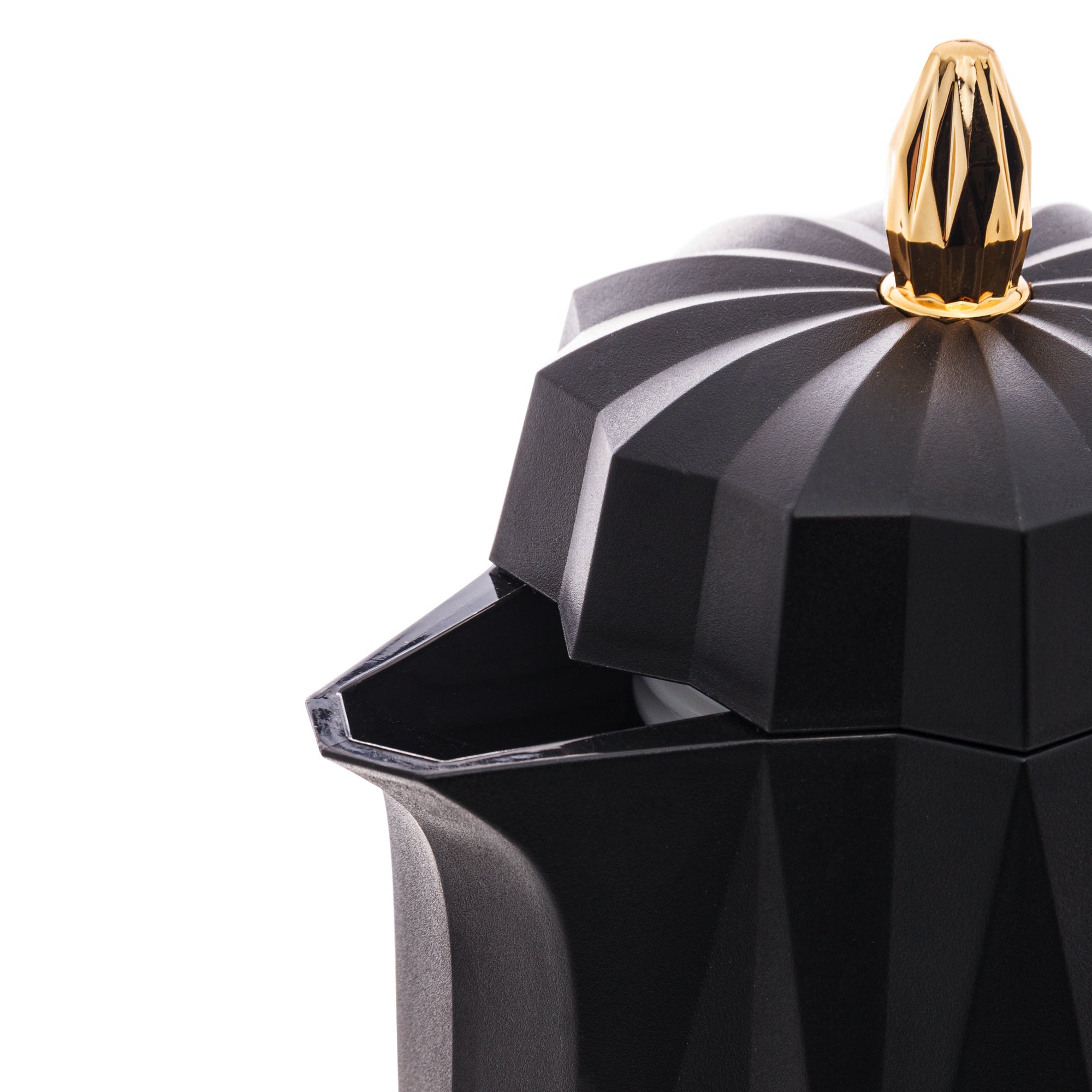 GARRAFA TÉRMICA PLÁSTICO DIAMOND PRETA 1L