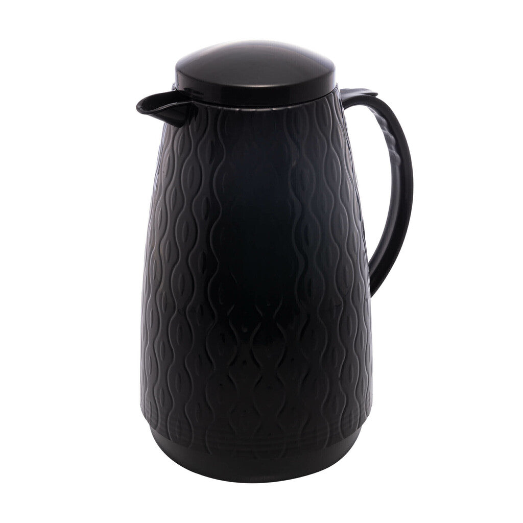 GARRAFA TERMICA  PLASTICO PEACOCK WOLFF PRETA 1L